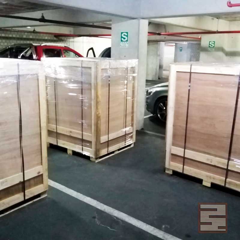 Servicio integral de embalajes de madera armado en local del cliente