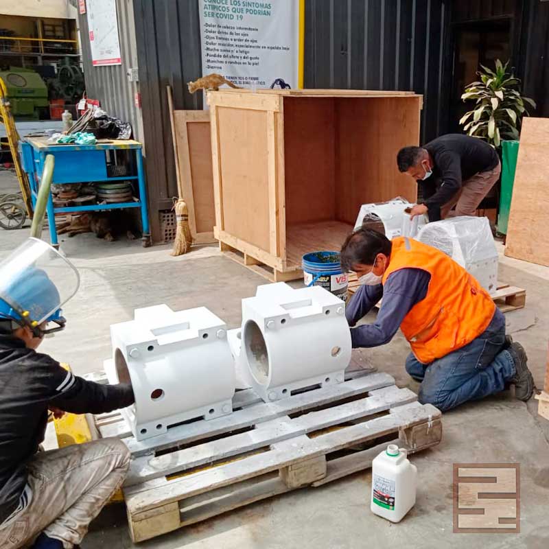 Servicio integral de embalajes de madera armado en local del cliente