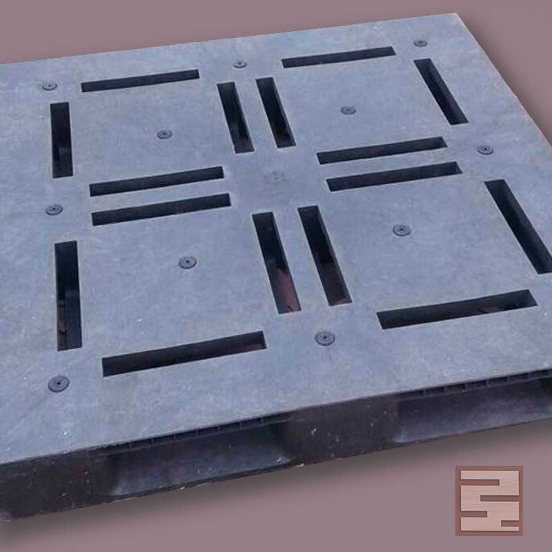 Parihuelas de plástico semi nuevas 1.10 x 1.10 mts 4 toneladas