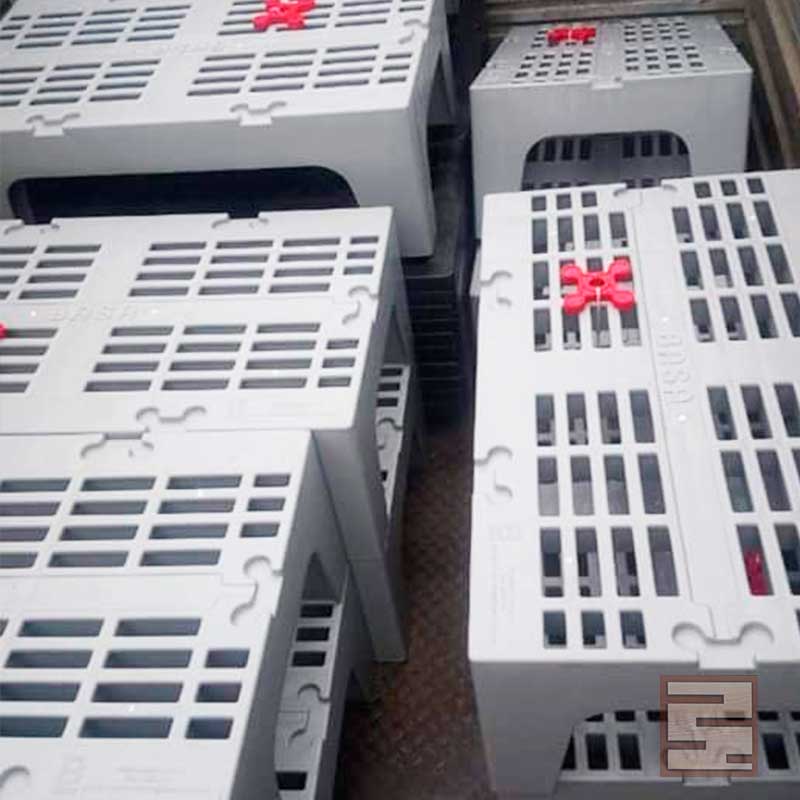 Parihuelas de plástico nuevas plataforma 914 x 64 x 30