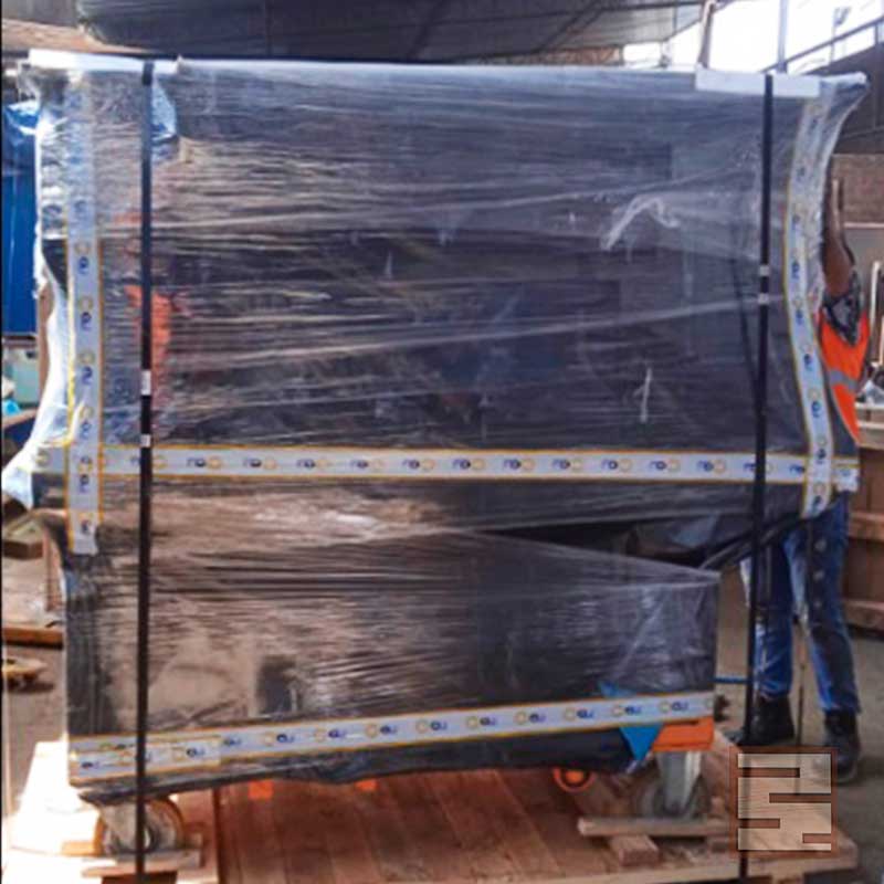 Servicio integral de embalajes Trincado y Enzunchado de equipos