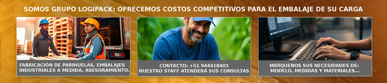 Grupo Logipack ofrece parihuelas, embalajes y cajas de plástico
